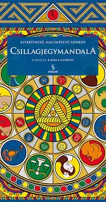 Maľovanky pre dospelých Csillagjegymandala - Györgyi Kapala