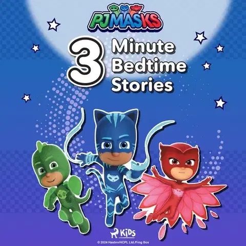 Pre deti a mládež - ostatné Saga Egmont PJ Masks - 3-Minute Bedtime Stories (EN)