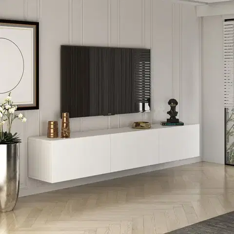 TV stolíky TV stolík West - White