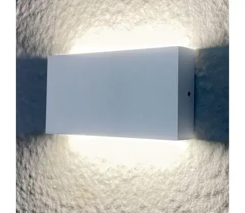 Svietidlá  LED Vonkajšie nástenné svietidlo CHICAGO 2xLED/5,5W/230V IP44 biela 315694