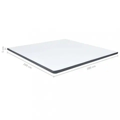 Matrace Boxspring Vrchný matrac na posteľ boxspring Dekorhome