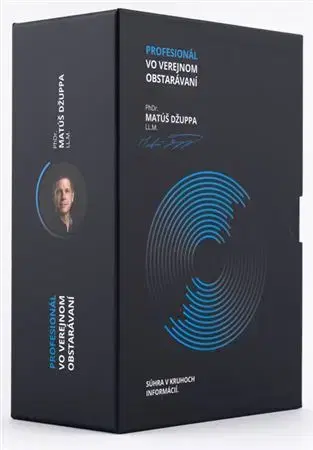 Odborná a náučná literatúra - ostatné Profesionál vo verejnom obstarávaní - Matúš Džuppa