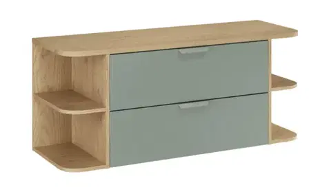 Skrinky s umývadlom ArtCom Kúpeľňová skrinka s doskou ASTER Green LRSM D120cm | 120 cm