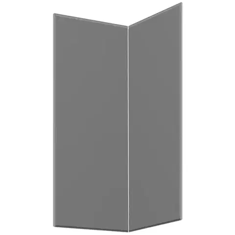 Kuchynské skrinky Čelo skrinky Luxeo F16-D90N tenký rám grey