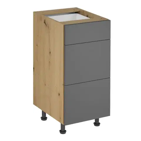 Langen Spodná skrinka LANGEN D40S3 - PUSH OPEN Tempo Kondela