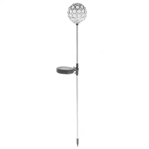 Solárne dekoračné lampy Solárna lampa guľa ST80027 RGB