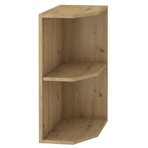 Kuchynské dolné skrinky KONDELA Monro 30 D ZAK BB dolná rohová kuchynská skrinka dub artisan
