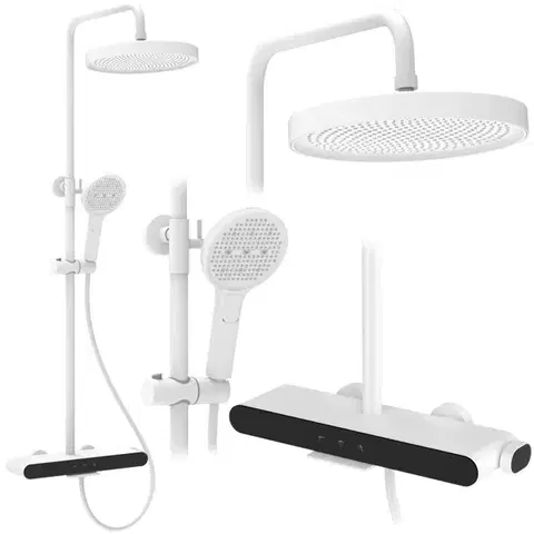 Kúpeľňové batérie REA REA - Sprchový set Farel White REA-P0353