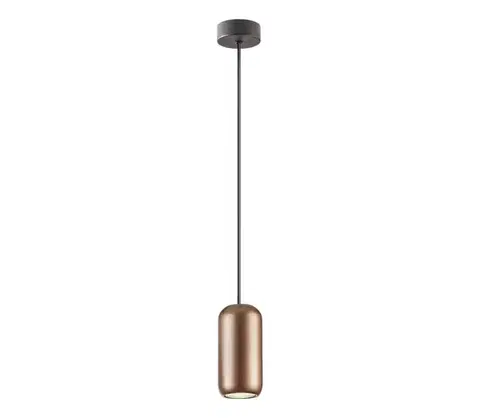 Svietidlá Redo 01-3476 - Luster na lanku BOOM 1xGU10/10W/230V pr. 7,6 cm hnedá 01-3476
