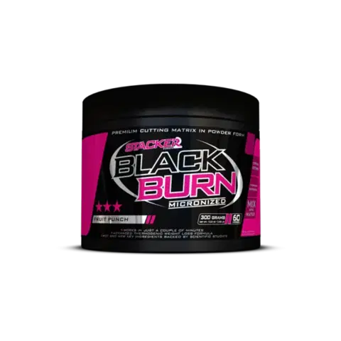 Termo spaľovače Stacker2 Black Burn Micronized 300 g citrón limetka