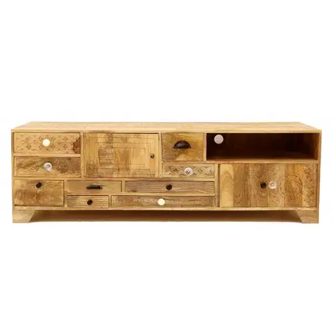 TV stolíky TV stolík Manu 160x50x45 indický masív mango