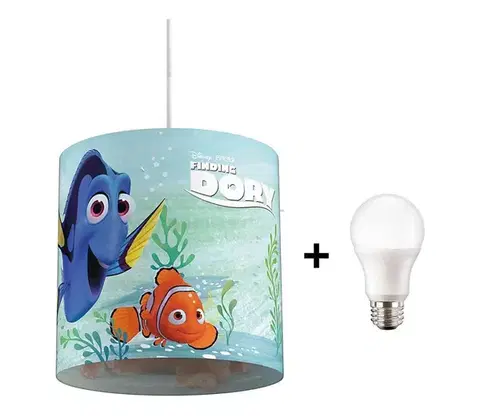 Svietidlá Philips 71751/90/16 - LED Detský luster DISNEY FINDING DORY 1xE27/23W/230V 71751/90/16