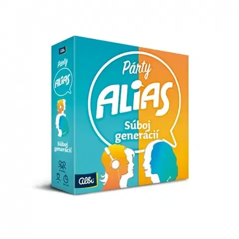 Párty hry Albi Albi hra Párty Alias Súboj generácií