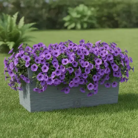 Záhradné kvetináče ProsperPlast Kvetináč FURU CASE | betón 39,5 cm