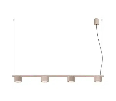 Svietidlá  SL.2702 - Závesné svietidlo na lanku AURA 4xGX53/10W/230V šedobéžové SL.2702