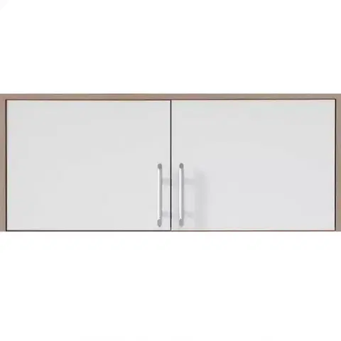 Nadstavce na skrine Nadstavec na skriňu Smart SRN3 100 cm dub sonoma/biely