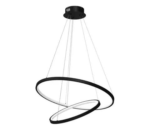 Svietidlá  LED Luster na lanku HOOP LED/51W/230V pr. 60 cm 4000K čierna ML1542