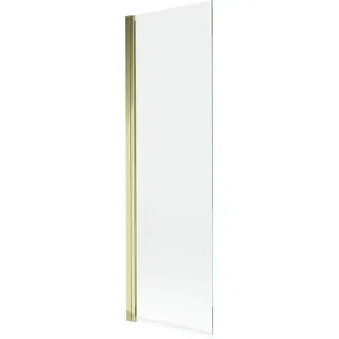 Sprchové dvere MEXEN - MIST vaňová zástena 60x150 cm 6mm 1-s, zlatá, číra 8A9-060-001-50-00