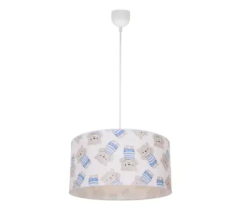 Svietidlá  Detský luster KIDS ROOM 1xE27/60W/230V pr. 40 cm medvedík H0936