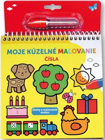 Nalepovačky, vystrihovačky, skladačky Moje kúzelné maľovanie - Čísla