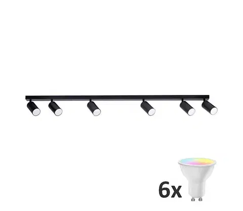 Svietidlá  LED RGBW Bodové svietidlo ANGIE 6xGU10/6,5W/230V MX0118+AI2323