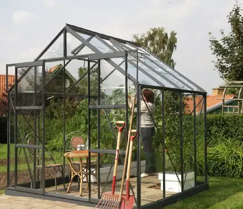 Skleníky Skleník VITAVIA URANUS 6700 číre sklo 3 mm Dekorhome