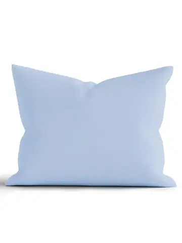Dekoračné obliečky MKLozkoviny.sk Bavlnená obliečka na vankúš Renforcé 40 × 60 cm - Jasmine svetlo modrá-  -