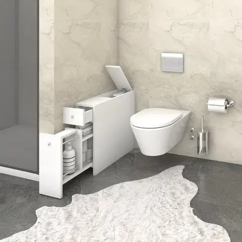 Kúpeľňové skrinky Kúpeľňová skrinka Smart - White