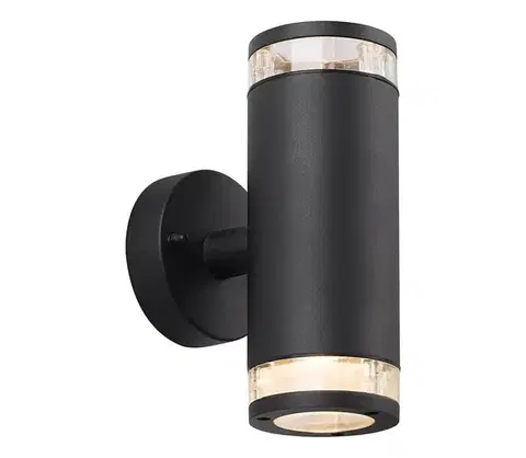 Svietidlá Nordlux - Vonkajšie nástenné svietidlo BIRK 2xGU10/28W/230V IP44 45501003
