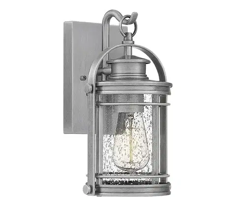 Svietidlá Elstead Quintiesse QN-BOOKER-S-IA -Vonkajšie nástenné svietidlo BOOKER S 1xE27/60W/230V IP44 matný chróm QN-BOOKER-S-IA