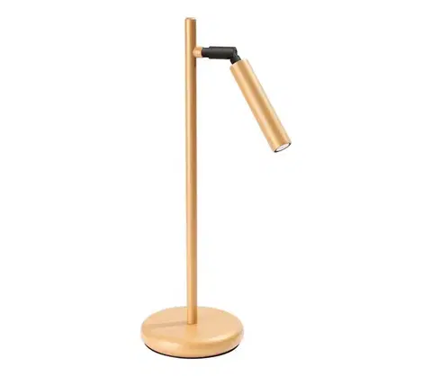 Lampy  SL.1470 - Stolná lampa PASTELO 1xG9/8W/230V zlatá SL.1470