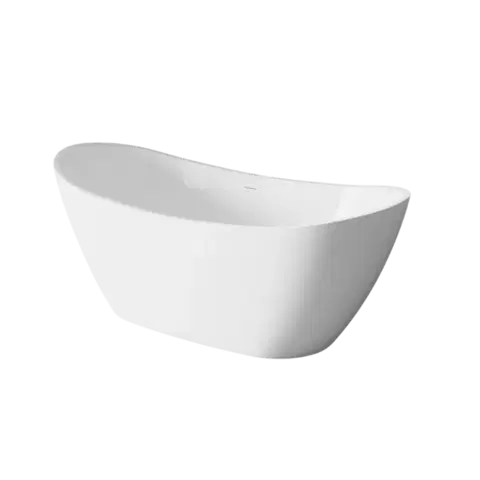 Vane INVENA - Voľne stojaca vaňa 150 cm Astri so sifónom AN-03-150-F
