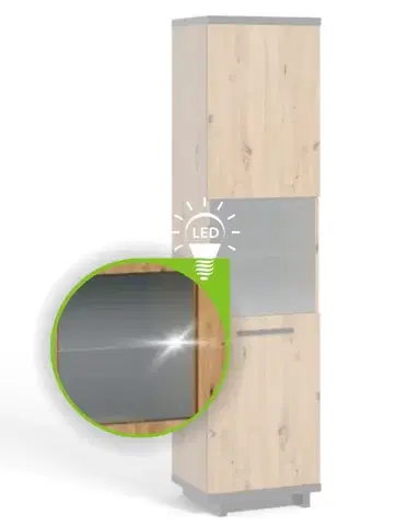 Moderný nábytok ArtGiB LED osvetlenie k vitríne IINES