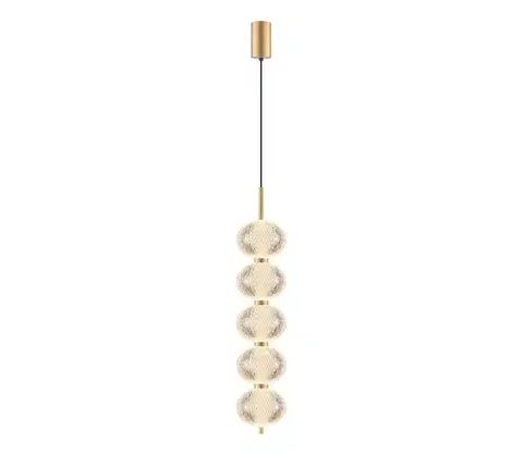 Svietidlá Zuma Line 003064-034756 - LED luster na lanku GALATEA LED/30W/230V zlatý DU31359/30W