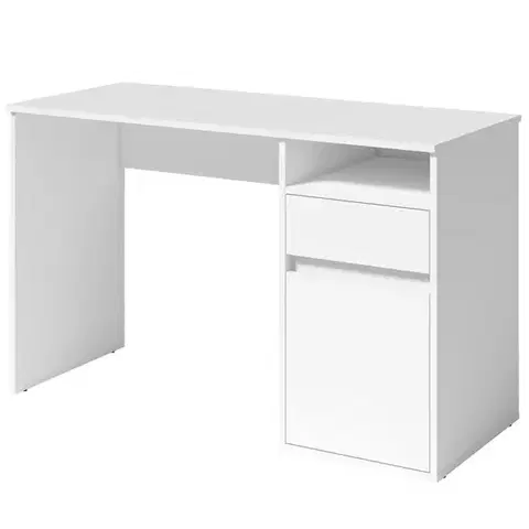 Moderné kancelárske stoly Písací stôl Billa 1d1sz 60 Nfsc B Biela
