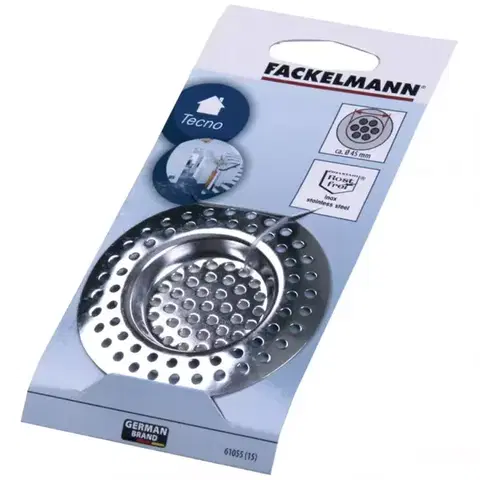 Dekorácie a bytové doplnky Sitko do drezu Inox 7,5 cm 61055