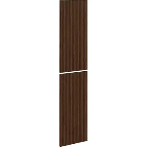 Kúpeľňový nábytok MEXEN - Rivel čelo pre kúpeľňovú skrinku reliéf 35 x 80 cm (2 ks.), orech 91A21-1600-300-2-86