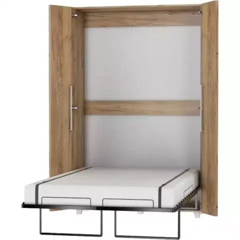 Jednolôžkové postele Sklápacia posteľ Teddy 120 craft zlatý