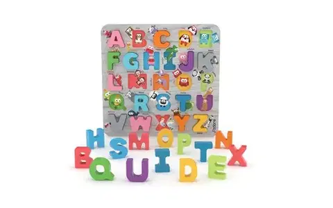 Abeceda, počítanie, hodiny J'ADORE Vkladacie puzzle abeceda J'ADORE
