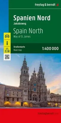 Do auta Severné Španielsko, Svätojakubská cesta 1: 400 000 - automapa