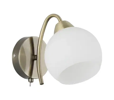 Svietidlá  Nástenné svietidlo NESTOR 1xE27/40W/230V mosadz 21-34977