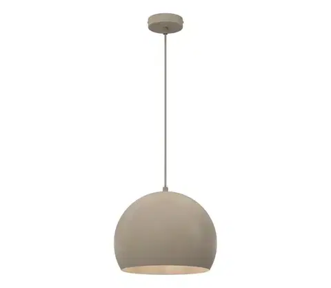 Svietidlá  Luster na lanku SOOL 1xE27/15W/230V pr. 27 cm béžový 1221