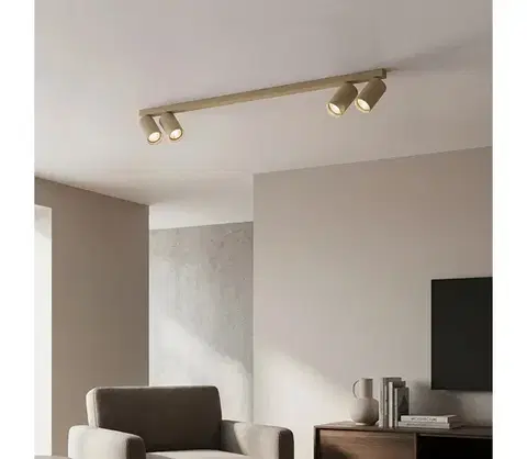 Svietidlá BRILAGI - Bodové svietidlo SELE LONG 4xGU10/30W/230V béžové WO-SELE-SP16-BEI-OEM