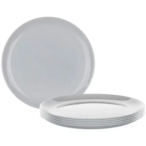 Taniere Luminarc Tanier plytký DIWALI 25 cm, 6 ks, sivá