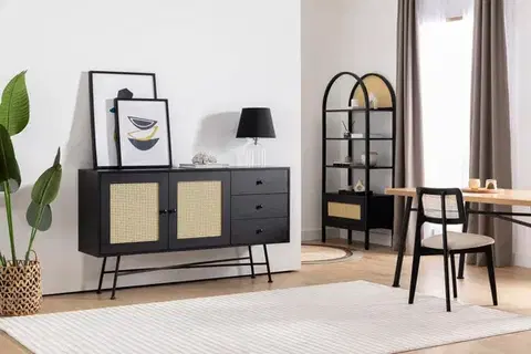 Komody Konzolový stolík Nala 160 - Black