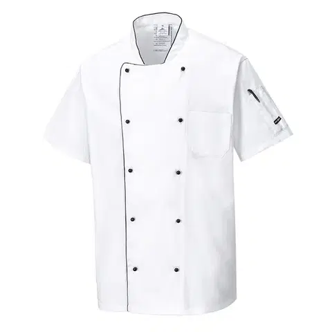 Oblečenie, obuv a doplnky PORTWEST Kuchársky rondon PORTWEST Cool vent Cotton plus biely XS