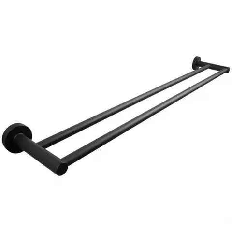 Vešiaky a háčiky na stenu Nástenný dvojitý vešiak carbon čierny CKB-7432 99