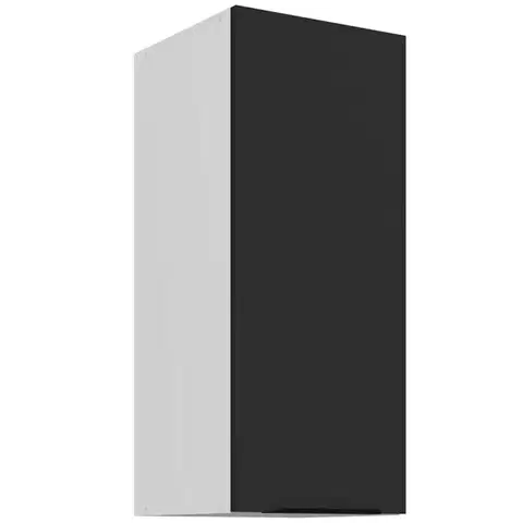 Kuchynské skrinky visiace Kuchynská skrinka Aria-Bl/Wh Anti Fingerprint 30g-72 1f
