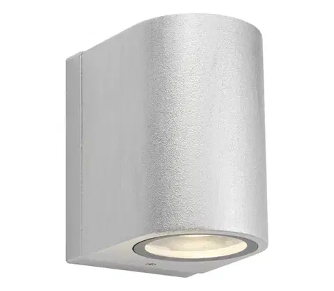 Svietidlá Markslöjd 109109- stmievateľné LED vonkajšie nástenné svietidlo ALOR LED/4,9W/230V IP65 strieborná 109109