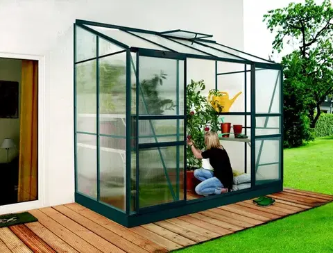 Skleníky Skleník VITAVIA IDA 3300 polykarbonát zelený Dekorhome
